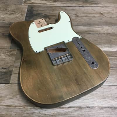 FRANCHIN Mars guitar body WESTERN Rustic Aged Relic natural finish Selected Alder T-Style Made in Italy - Stock piece #17751123 image 1