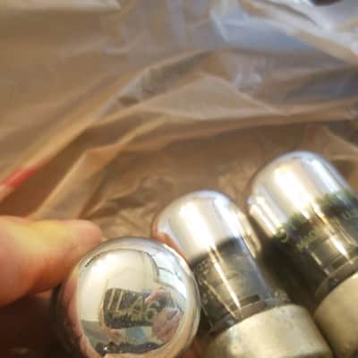 Sylvania etc. Pair (2) 1LA6 Pentagrid Converter Loktal TESTED Vacuum Tube Audio 1939-1949 image 2