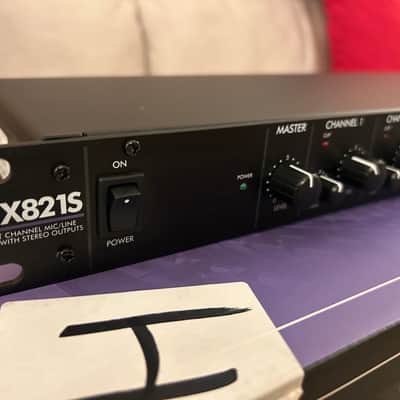 ART MX821s 8-Channel Line Mixer with Stereo Outputs Black image 1