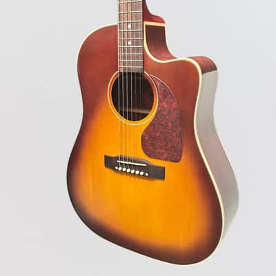Epiphone Inspired by Gibson J-45 Standard Acoustic-Electric Guitar - Vintage Sunburst image 3