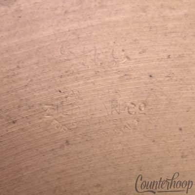 *Zildjian 17" 40s Paper-Thin 1012g Avedis Vintage A B20 Bronze USA Crash Cymbal* image 2