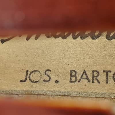 Good German violin from Markneukirchen, Jos. Bartoni Stradivarius Copy 1945-53 image 10