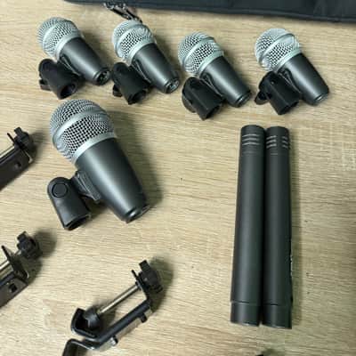 Pyle Pro Wired Microphone Drum/Instrument Kit Set 7-Mic Set PDKM12 #3207 image 13