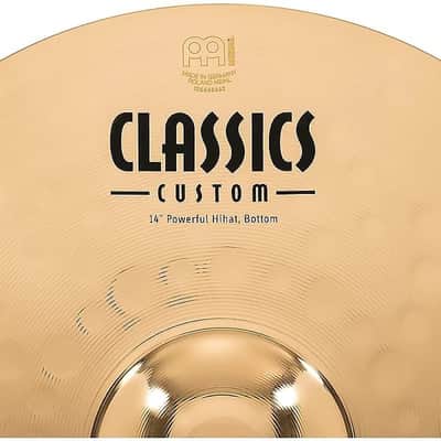 Meinl Classics Custom CC14PH-B 14" Brilliant Powerful Hihat, pair (w/ Video Demo) image 9