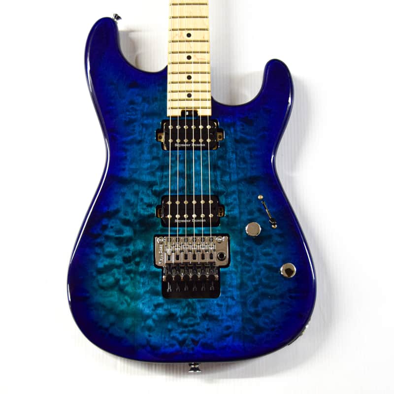 Charvel Pro-Mod San Dimas Style 1 HH FR M QM - Chlorine Burst image 1