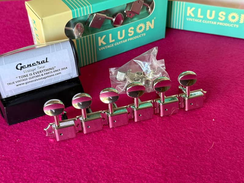Kluson Traditional "No Line" Tuners 1952 to 1956 for stratocaster ®/ jazzmaster / telecaster / jaguar image 1