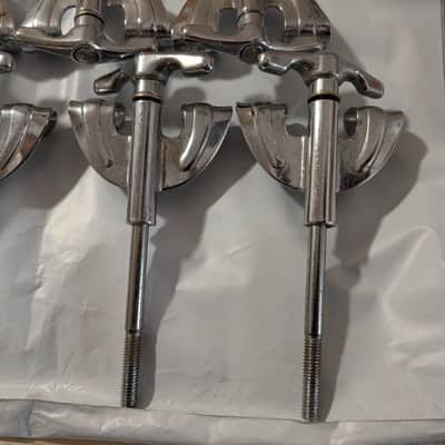 Pearl Drums Export Vintage 1980s Bass Drum Claws and Tension Rod Set of 16 image 2