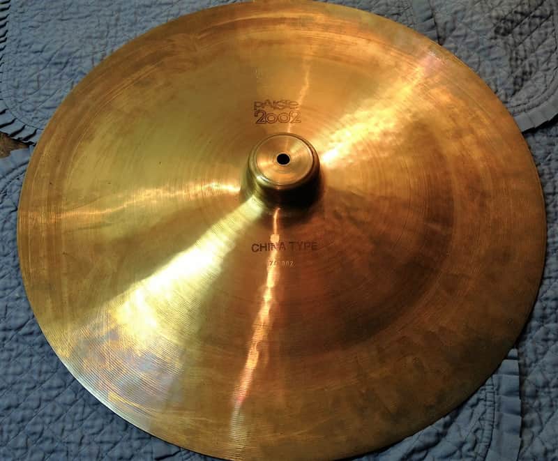 Paiste 20" 2002 "Black Label" China Cymbal 1971 - 1980 image 1