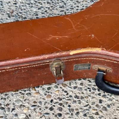 1950s Gibson Les Paul Burst Gold Top Lifton Case - Brown Pink Lining image 12