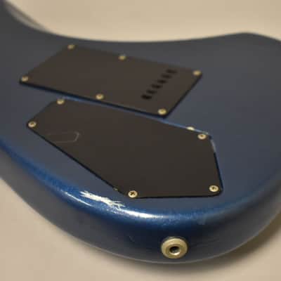 1986 Squier Contemporary Stratocaster HSS Blue Refin MIJ image 12
