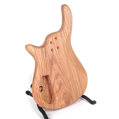 Ash Bass Body - Warwick Style Replacement Body with HH Pickup Routes image 3