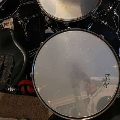 Honest Abe 4-Piece Aluminum Drum Kit , Midnight Black Sparkle, 20/12/14/16 — USA Made image 11
