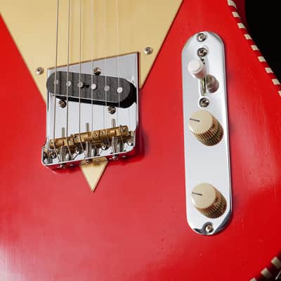 Caramel's Guitar Kitchen CGK V2 PAPRIKA RED w/Curtis Novak Pickups image 4