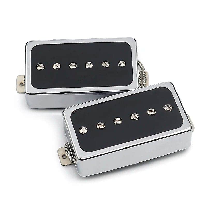 Neck and Bridge Guitar Alnico 5 Humbucker P90s Pickups Set image 1
