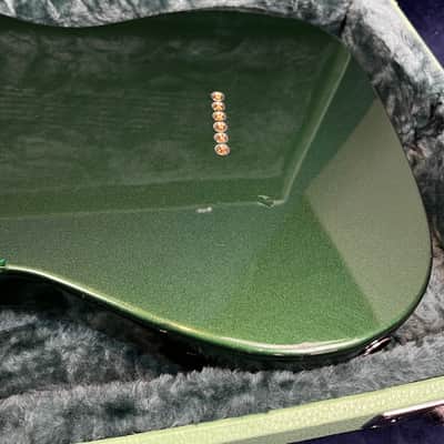 Fender MIJ 60's Telecaster Rosewood FB in Sherwood Green Metallic Pre-owned image 21