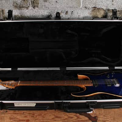 2019 Charvel DK24 Custom Shop USA HH Quilted Maple Blue Burst w/ OHSC & Paperwork image 9