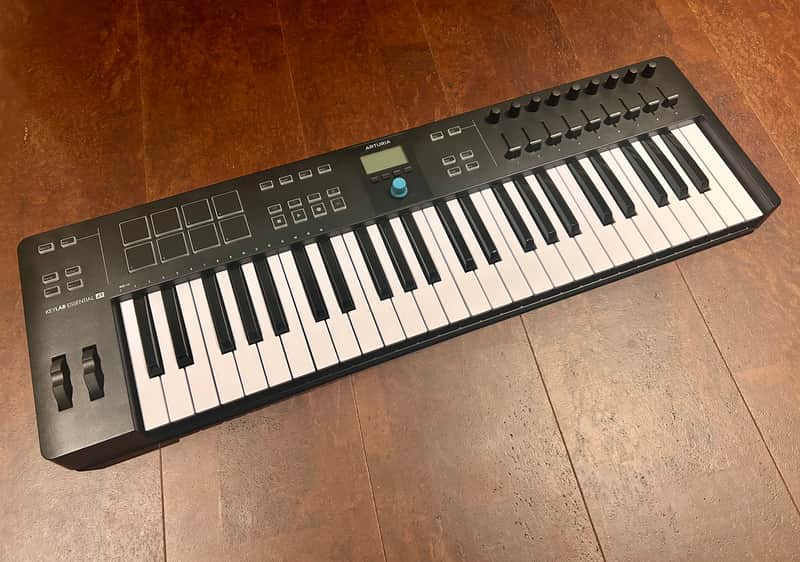 Arturia KeyLab Essential 49 MkIII MIDI Controller 2023 - Present - Black image 1