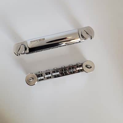 Wikinson Combo Tune-O-Matic style Set - Chrome image 2