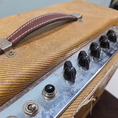 Fender 1957 Super Amp Narrow Panel 5E4 (624) USED *VINTAGE* image 6