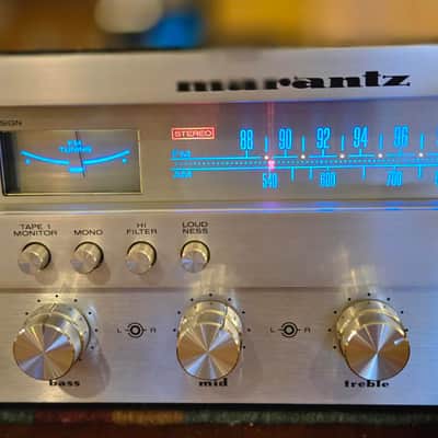 Mint Marantz 2226B with Full Electronic Restoration and Original Walnut Cabinet image 4