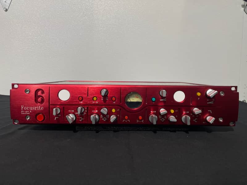 Focusrite Red 6 Mic Pre EQ 2000s - Red image 1