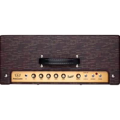 Supro Ambassador 2x10 - 35W/50W Combo - Burgundy Gold Scandia (1630RCBUR) | image 2