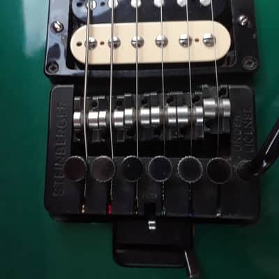 Rare ''Gibson U-2'' Steinberg Tremolo ''Jalapeno'' Verde 1986 image 4