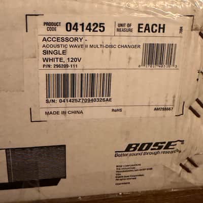NOS Bose Acoustic Wave Music System II & Multi Disc 5 CD Changer White NEW READ image 10