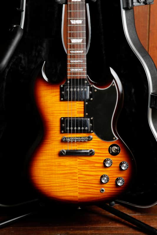 Epiphone SG G-400 Deluxe Vintage Sunburst Electric Guitar Made In Korea 2005 Pre-Owned image 1