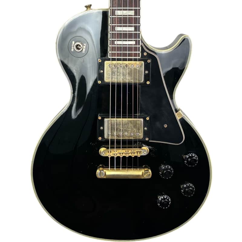 Burny RLC Les Paul Custom - Ebony image 1