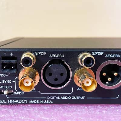 RDL HR‑ADC1 Analog to Digital Audio Converter • Pro Studio A/D • Metering & Sync image 7