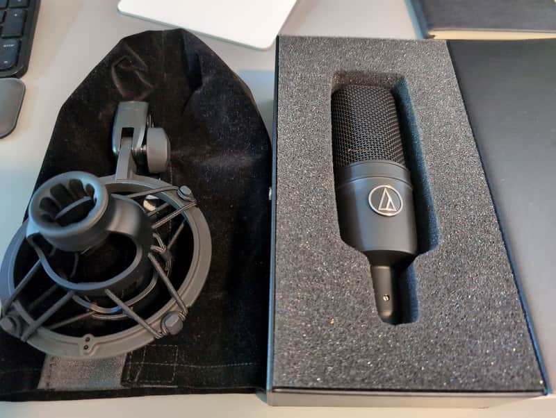 Audio-Technica AT4033a Large Diaphragm Cardioid Condenser Microphone 2010s Black image 1