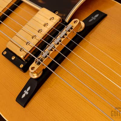 2003 Epiphone Elitist Byrdland Archtop, Near-Mint w/ Open Book Headstock, USA Pickups, Case & Tags, Japan Terada image 9
