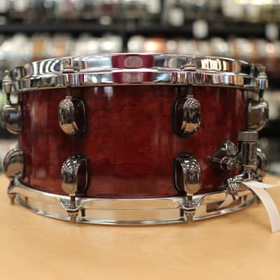 Pre-Owned Tama S.L.P. 6x14" G-Bubinga Snare Drum 12-Ply LGB146NQB (Natural Quilted Bubinga) image 5