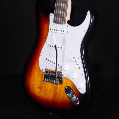 Squier Affinity Series Strat, Laurel FB, 3-Color Sunburst image 2