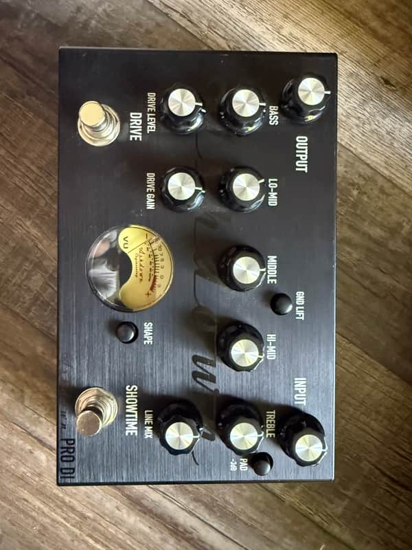 Ashdown Ashdown Engineering Pro DI Bass Preamp / DI – Original Box – VU Meter 2024 - Black image 1