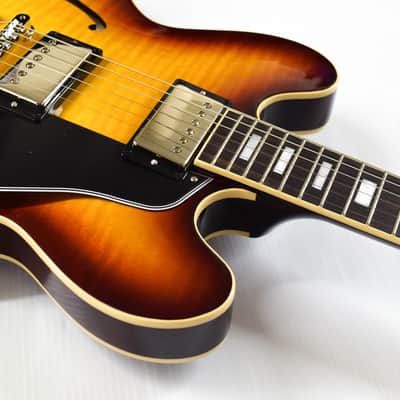 Gibson ES-335 Block - Figured Iced Tea image 5