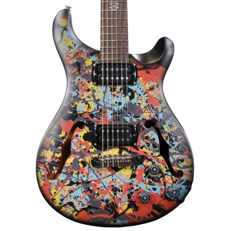 Paul Reed Smith SE Ed Sheeran Cosmic Splash Ltd Ed Hollow Body I Baritone Guitar w/ Gig Bag - Cosmic Splash image 1