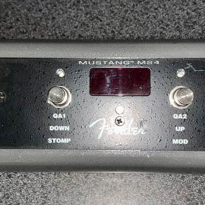 Fender P/N 0080996000 MS4 Mustang 4-Button Footswitch with 1/4" Jack 2010s - Black image 1