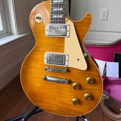 2026 Gibson Custom Shop Les Paul Standard ‘59 Reissue R9 VOS - Dirty Lemon Burst image 3