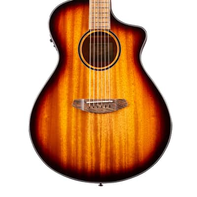 Breedlove Discovery S Concert Edgeburst CE Acoustic-Electric Guitar - African Mahogany image 1