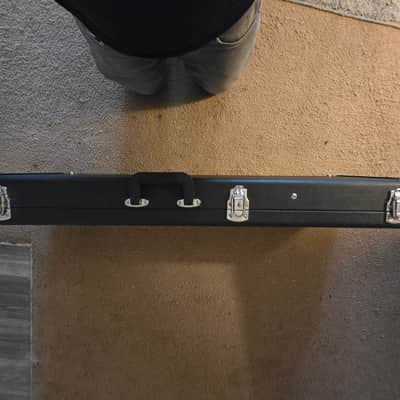 Hard Shell Black Tolex Guitar Case Unbranded image 5