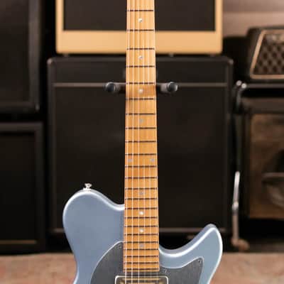 Eastman FT-SC'52-IBM FullerTone Series SC Electric Guitar - Ice Blue Metallic with Gig Bag image 4
