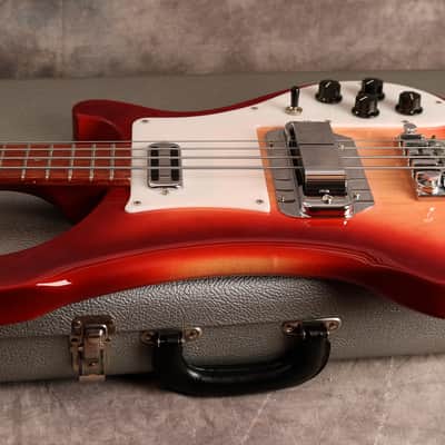1998 Rickenbacker 4001 V63 - Fireglo - OHSC image 8