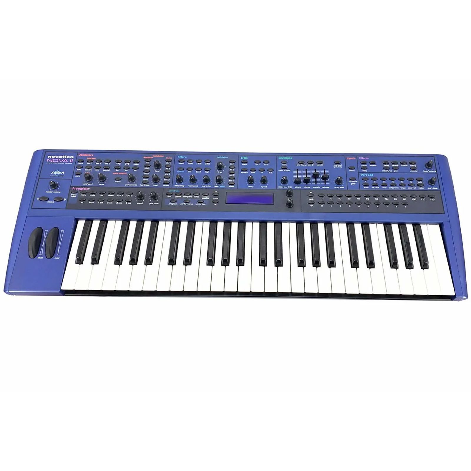ノノ ② Novation Nova II 49-Key 24-Voice Synthesizer 2004 | Reverb