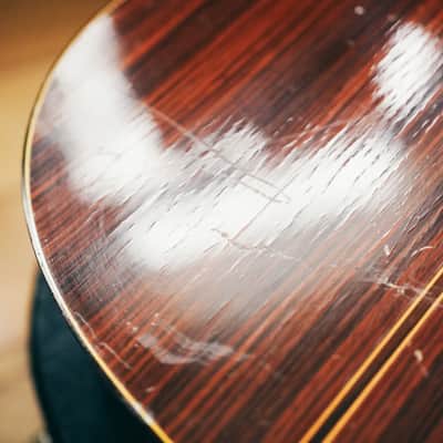 1970s Ryoji Matsuoka M40 – Handcrafted in Japan| Solid Top | Low Action | Hard Case  | Vintage Classical Tone image 17
