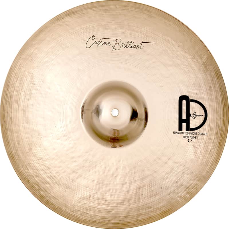Agean Cymbals 17" Custom Brilliant Rock Crash image 1