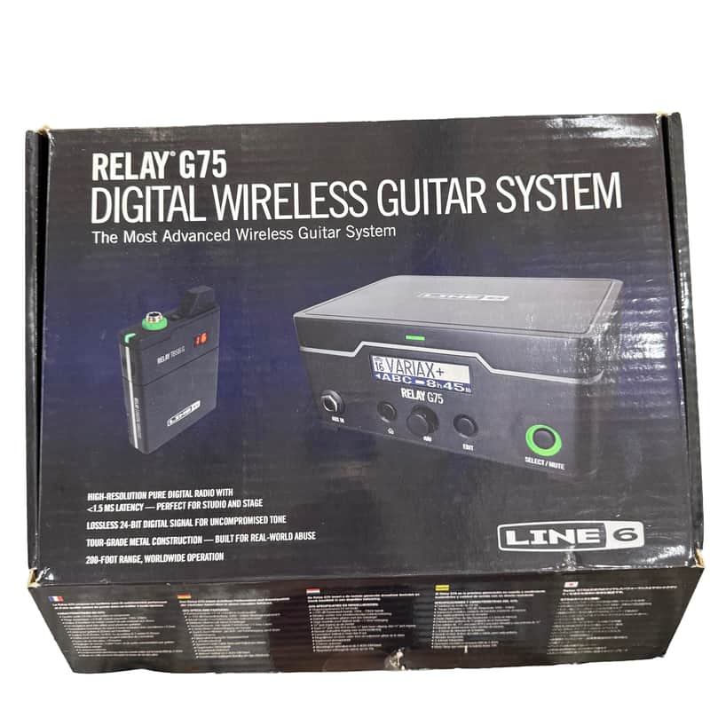 Line 6 Relay G75 Guitar Wireless System 2010s - Black image 1