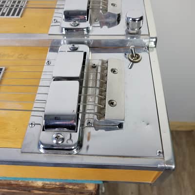 1957 Rickenbacker 518 8/8/8 Triple Neck Console Steel Guitar - Natural With OHSC image 13
