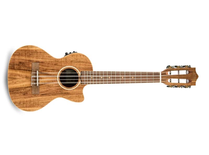 Lanikai Lanikai ACST-6CET Acacia Solid Top 6-String Tenor Acoustic-Electric Ukulele